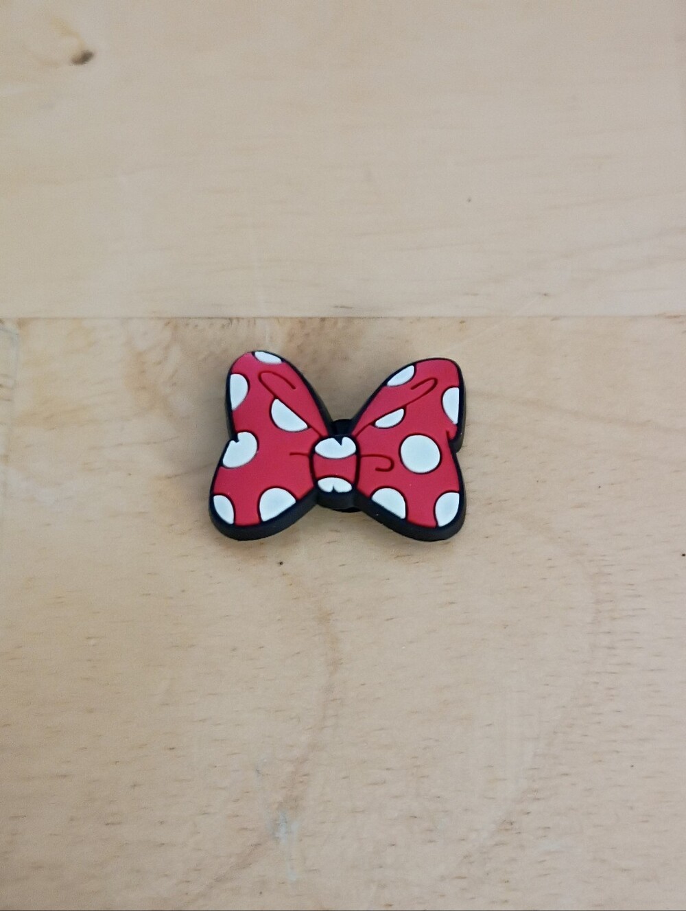 10 for $10 Jibbitz Croc Charms - Minnie Mouse Red Polka Dot Bow - New Shoe Charm